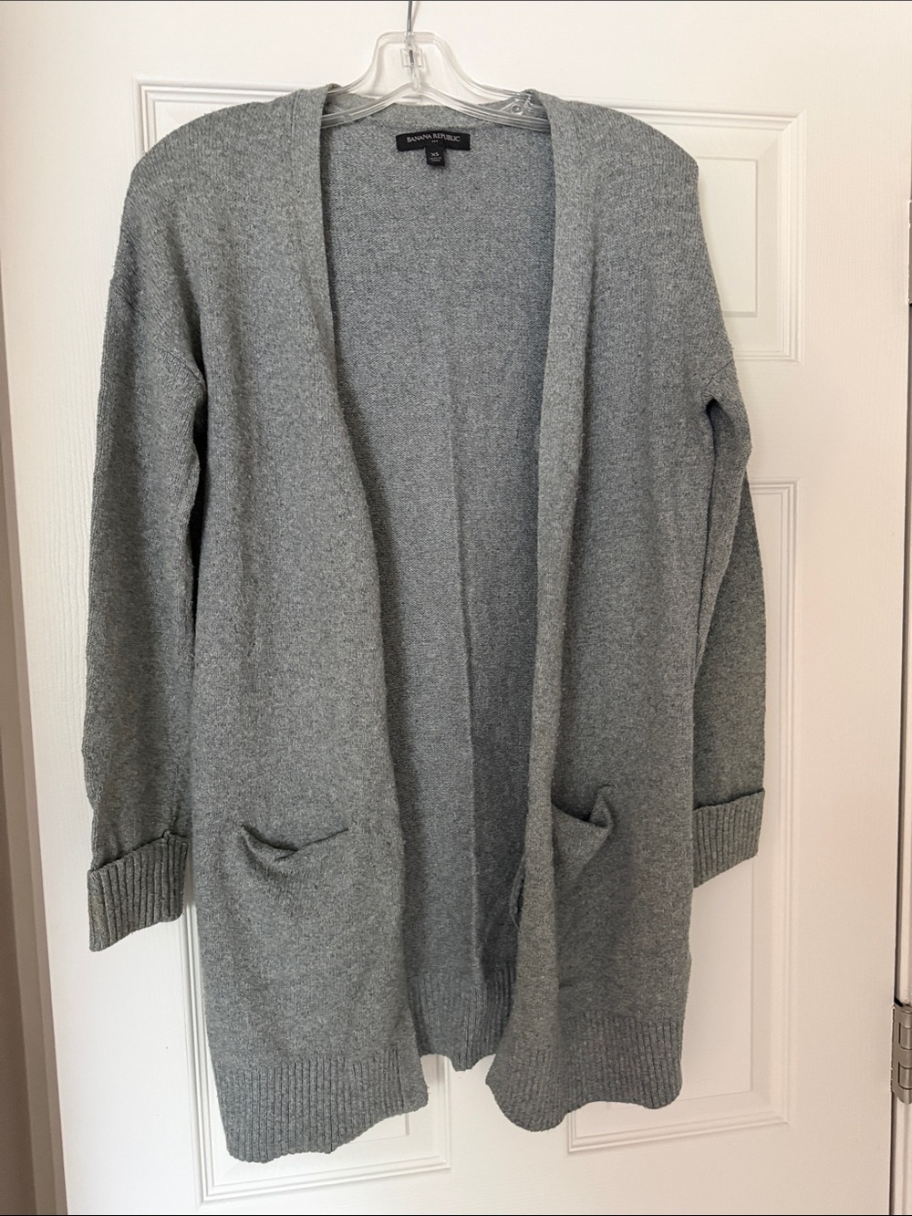 Oversized Open-Front Knit Cardigan